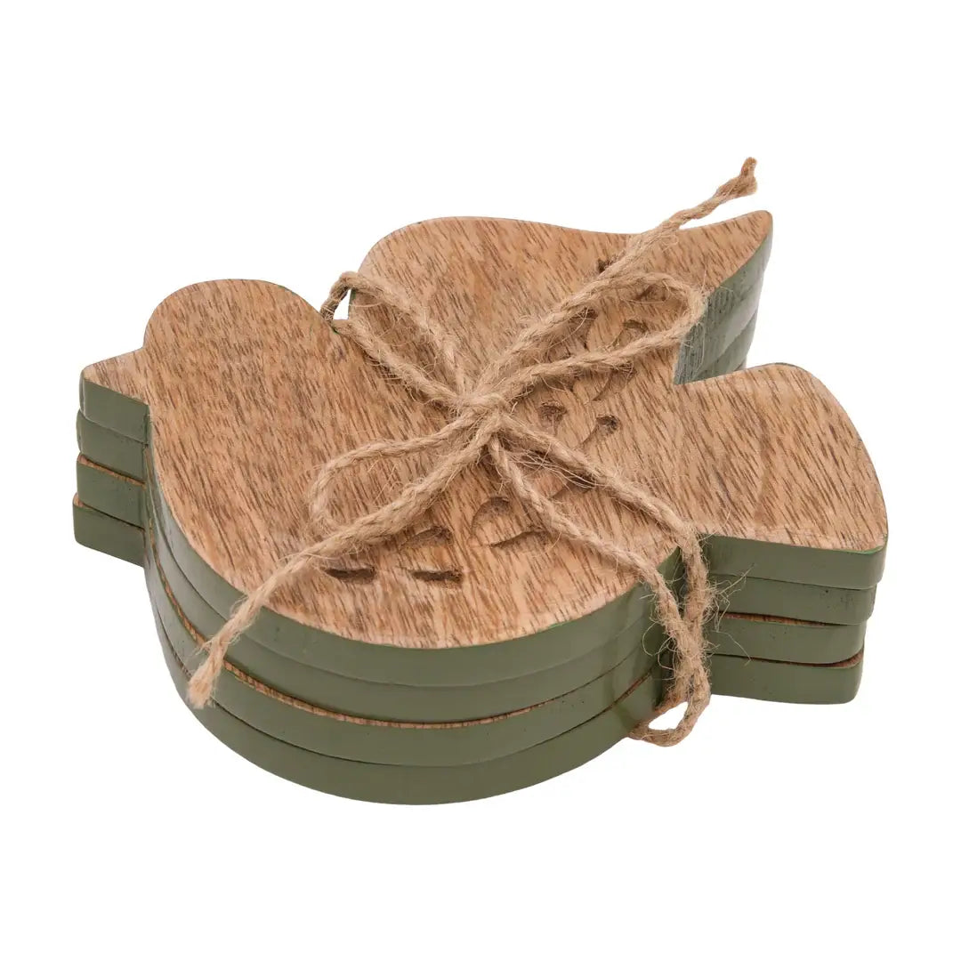 Foreside H & G - Madigan Bird Shaped Coasters Set 4