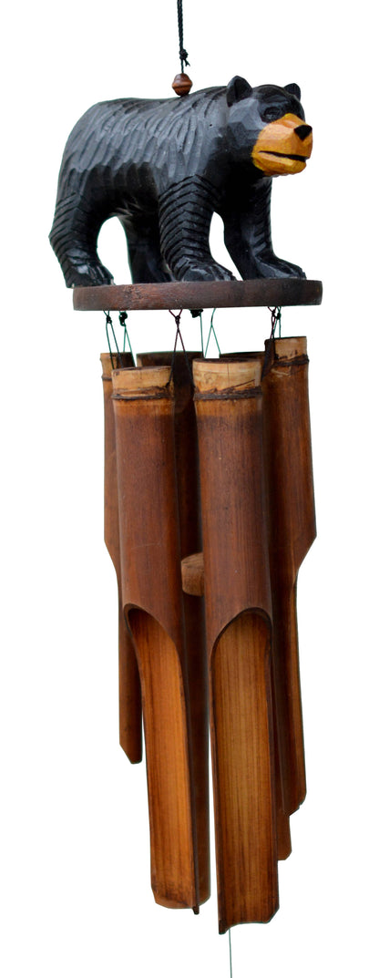 Cohasset Gifts - Black Bear Bamboo Wind Chime