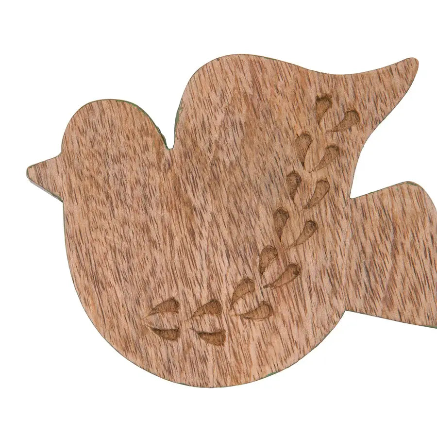 Foreside H & G - Madigan Bird Shaped Coasters Set 4