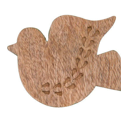 Foreside H & G - Madigan Bird Shaped Coasters Set 4