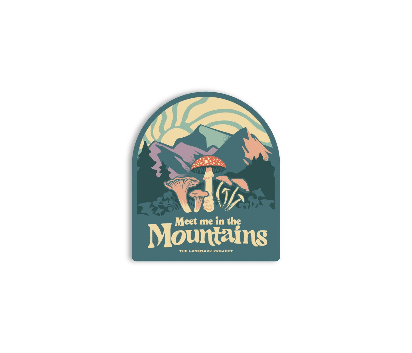 The Landmark Project - Meet Me in the Mountains Sticker