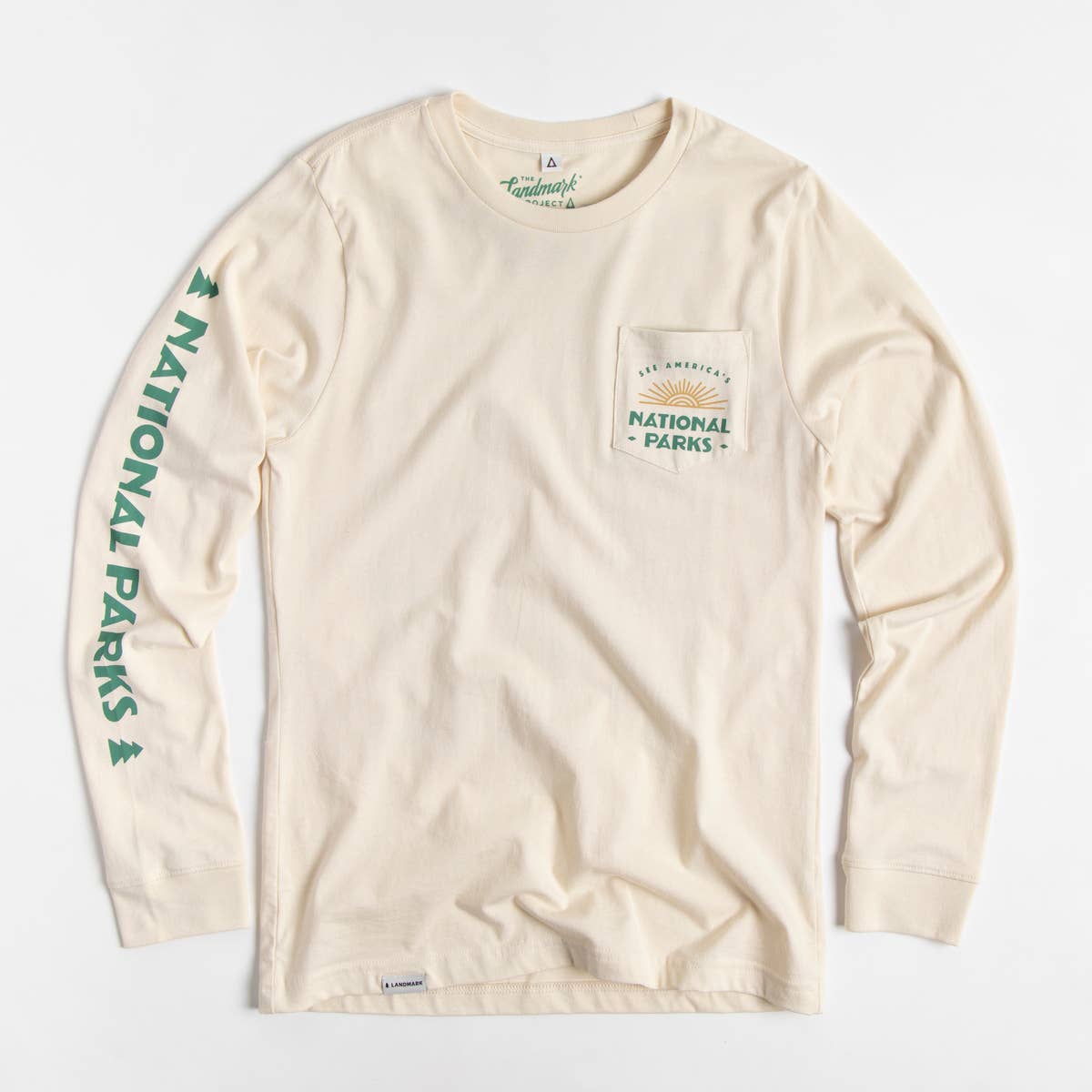 The Landmark Project - See America's National Parks Unisex Long Sleeve Tee w/ Pocket