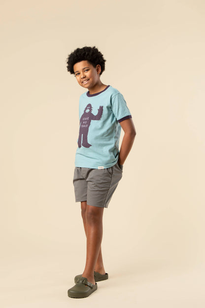 The Landmark Project - Leave No Trace Youth Short Sleeve Ringer Tee