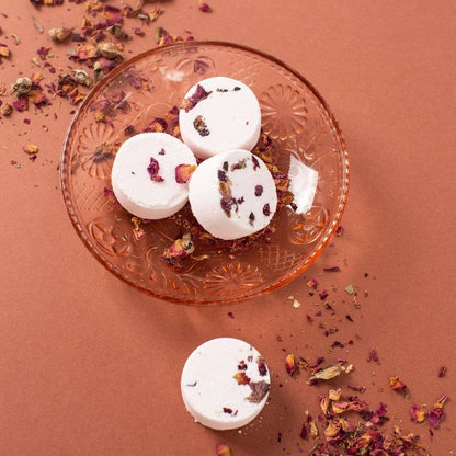 Thulisa Naturals | Bath + Body - Rose Shower Steamers | 4 pack Gift Set