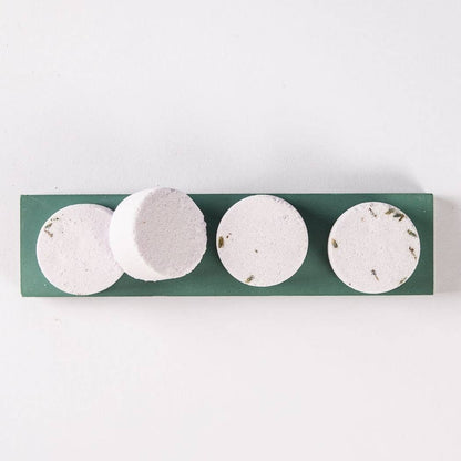 Thulisa Naturals | Bath + Body - Calm Shower Steamers | Lavender-Geranium | 4-Pack Gift Set