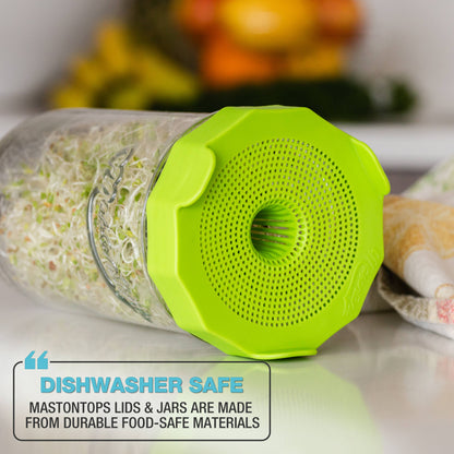 Masontops - Bean Sprouting Set with Jar, Seeds and Lid
