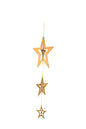 Universal Ironworks USA - Triple Star Rusty Mobile Garden Decor