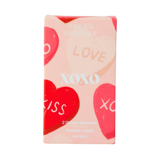 SALE!! Thulisa Naturals | Bath + Body - Valentine's Day Gift Shower Steamers | 2 pack Orange + Sage