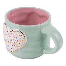 SALE!! Glory Haus - Polka Dot Heart Mug - Easter
