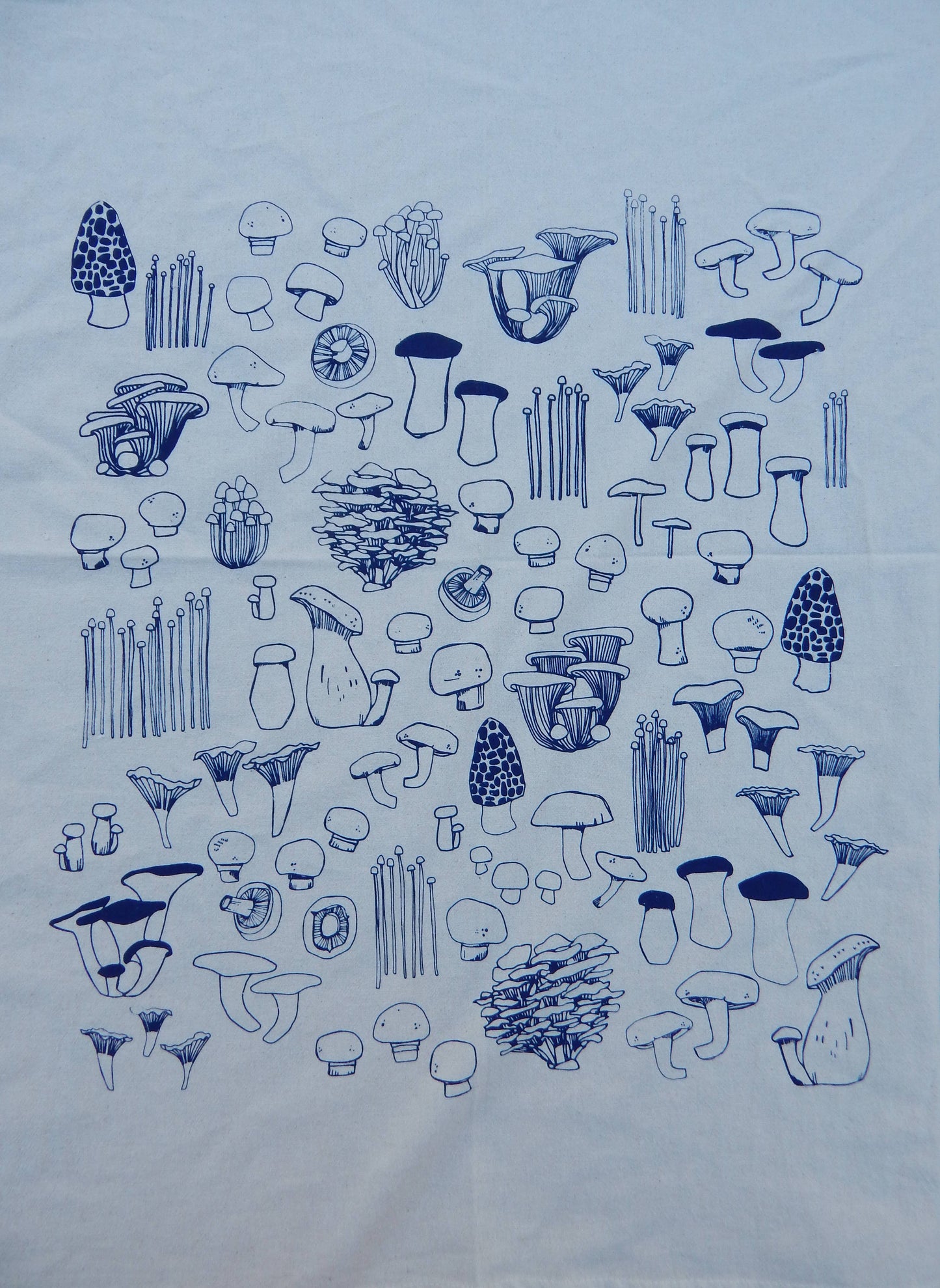 The High Fiber - Mushroom Tea Towel- Perfect for Fall Decor