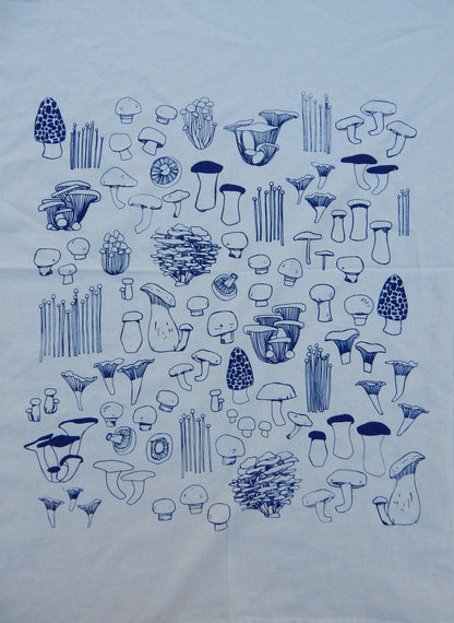 The High Fiber - Mushroom Tea Towel- Perfect for Fall Decor