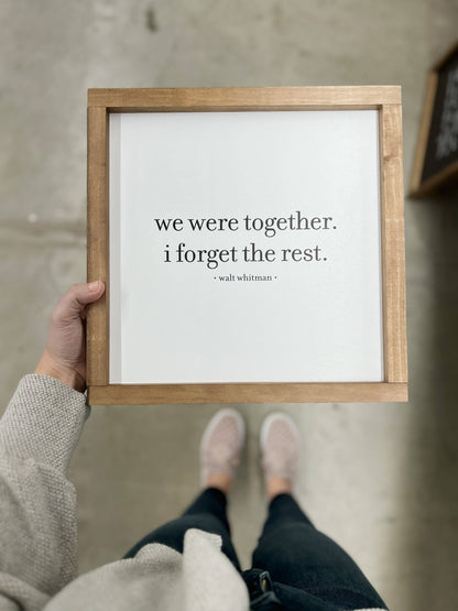Lily and Sparrow - We Were Together I Forget the Rest