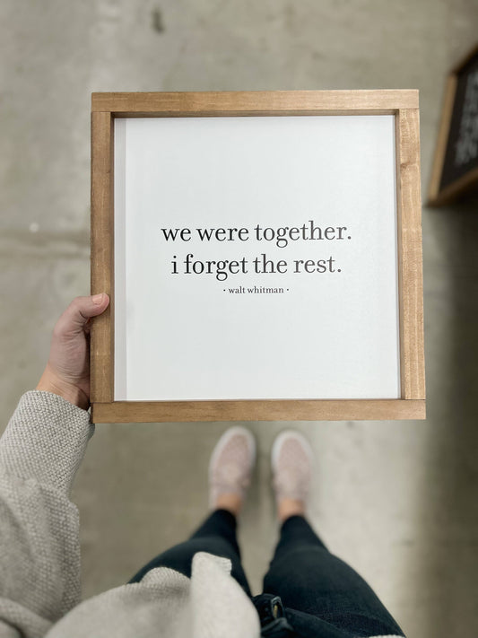 Lily and Sparrow - We Were Together I Forget the Rest