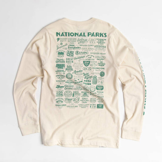 The Landmark Project - See America's National Parks Unisex Long Sleeve Tee w/ Pocket