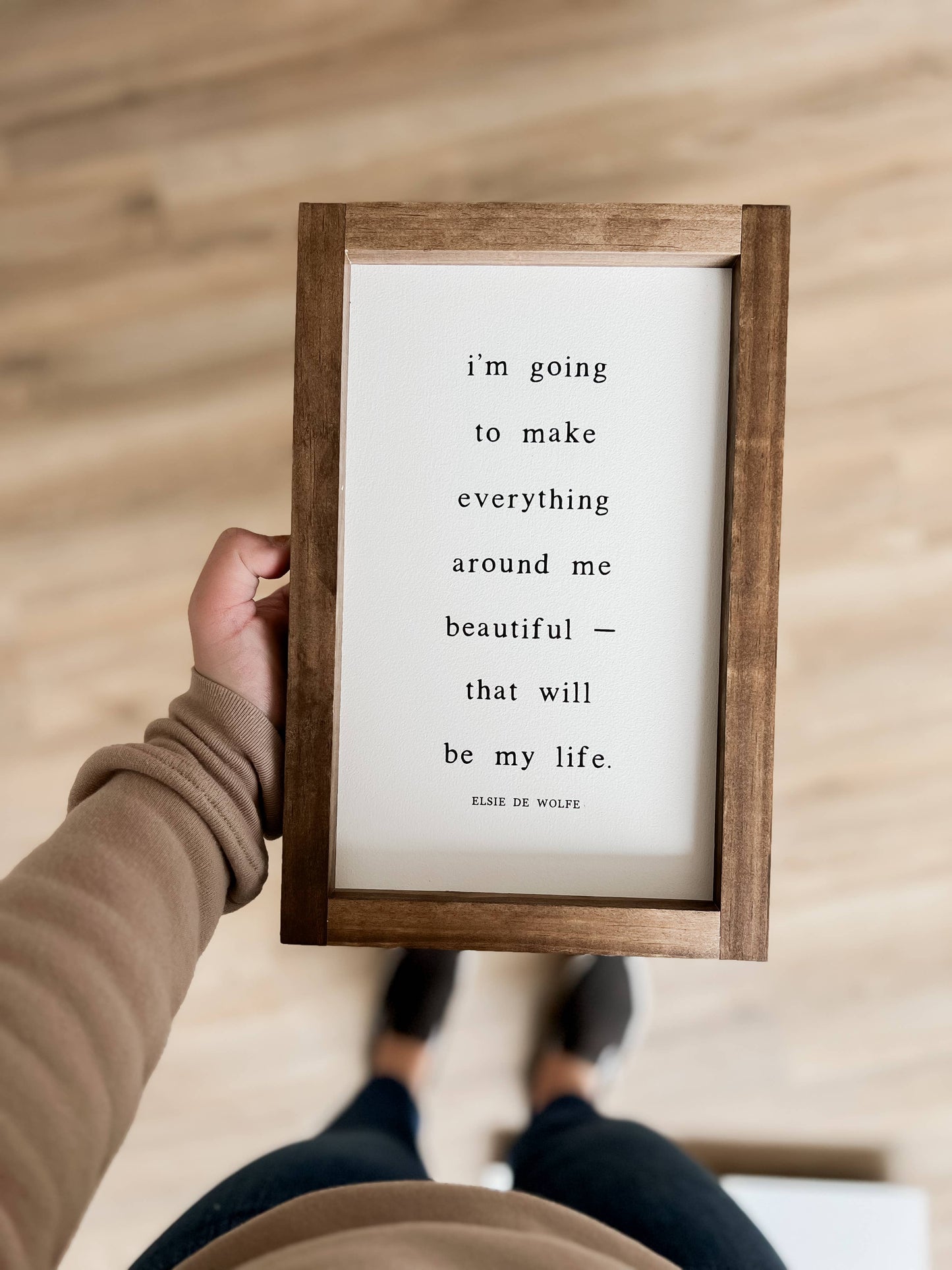 Lily and Sparrow - I'm Going to Make Everything Around Me Beautiful | Wall Art