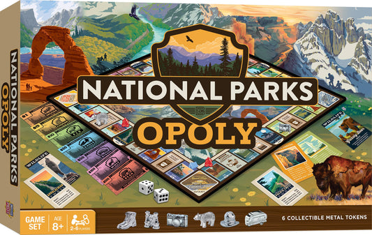 Masterpieces Puzzles - National Parks Opoly Board Game