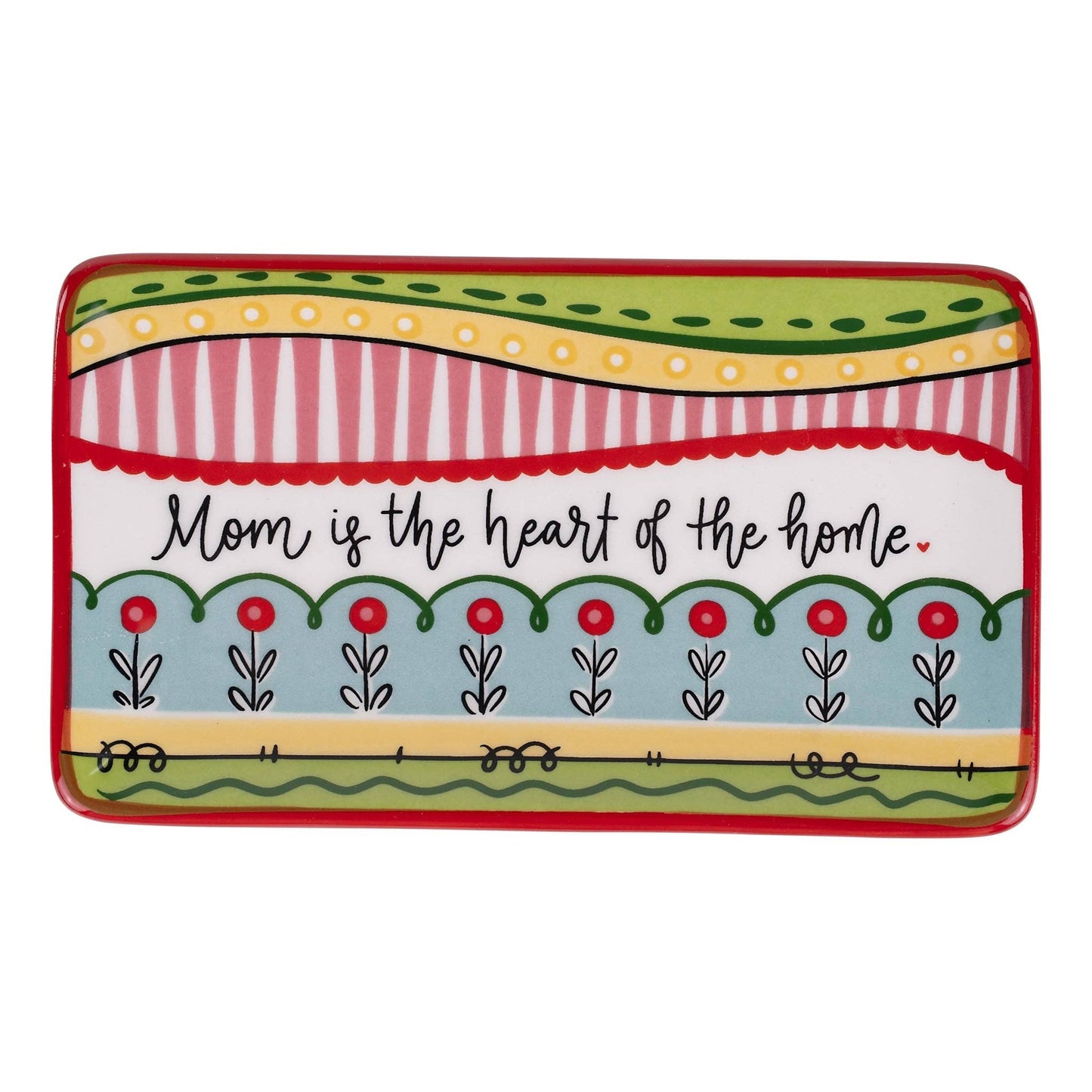 Glory Haus - Mom Is The Heart Of The Home Trinket Tray