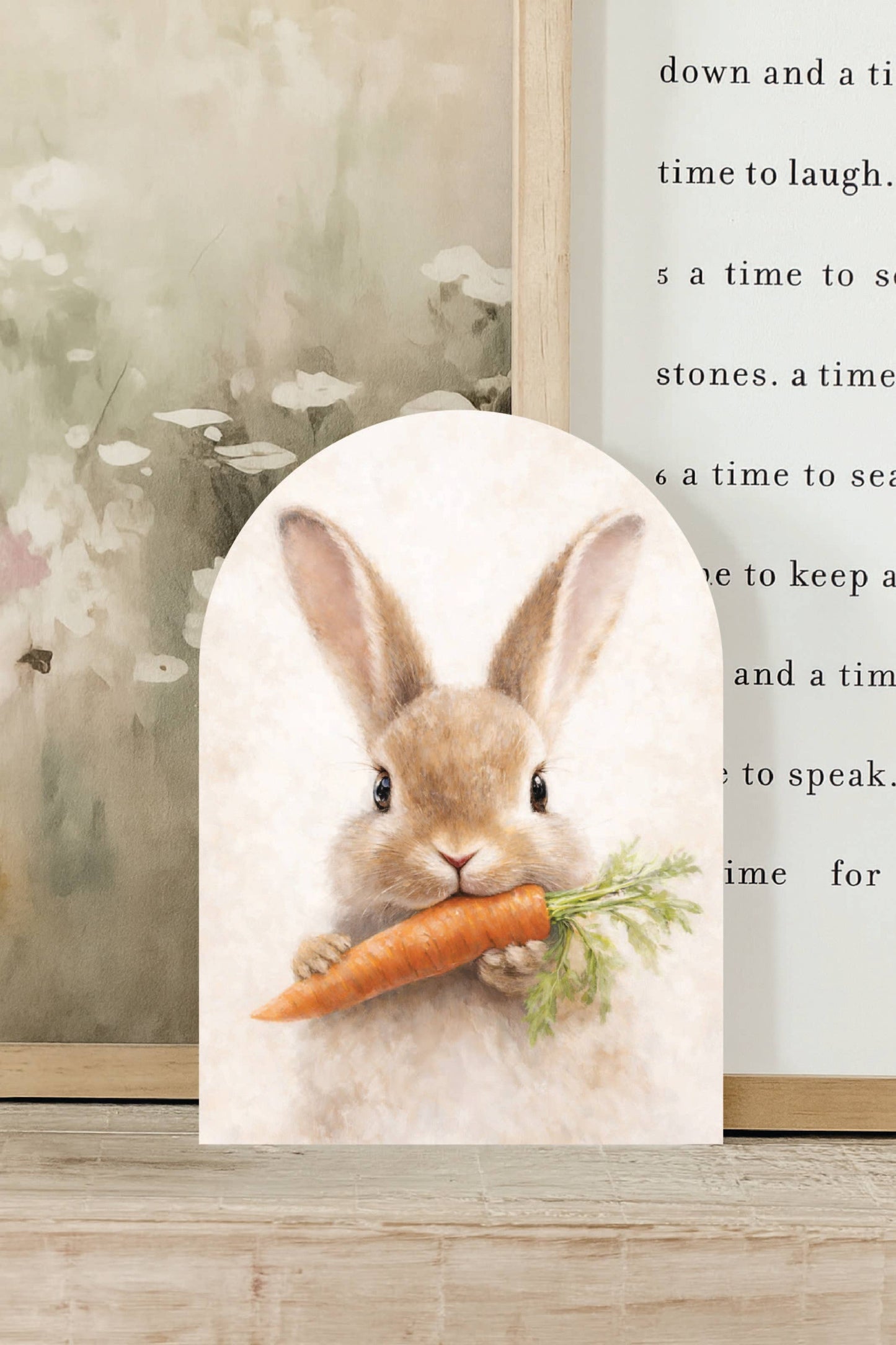 Lily and Sparrow - Bunny Eating Carrot, Arch | Easter 2026