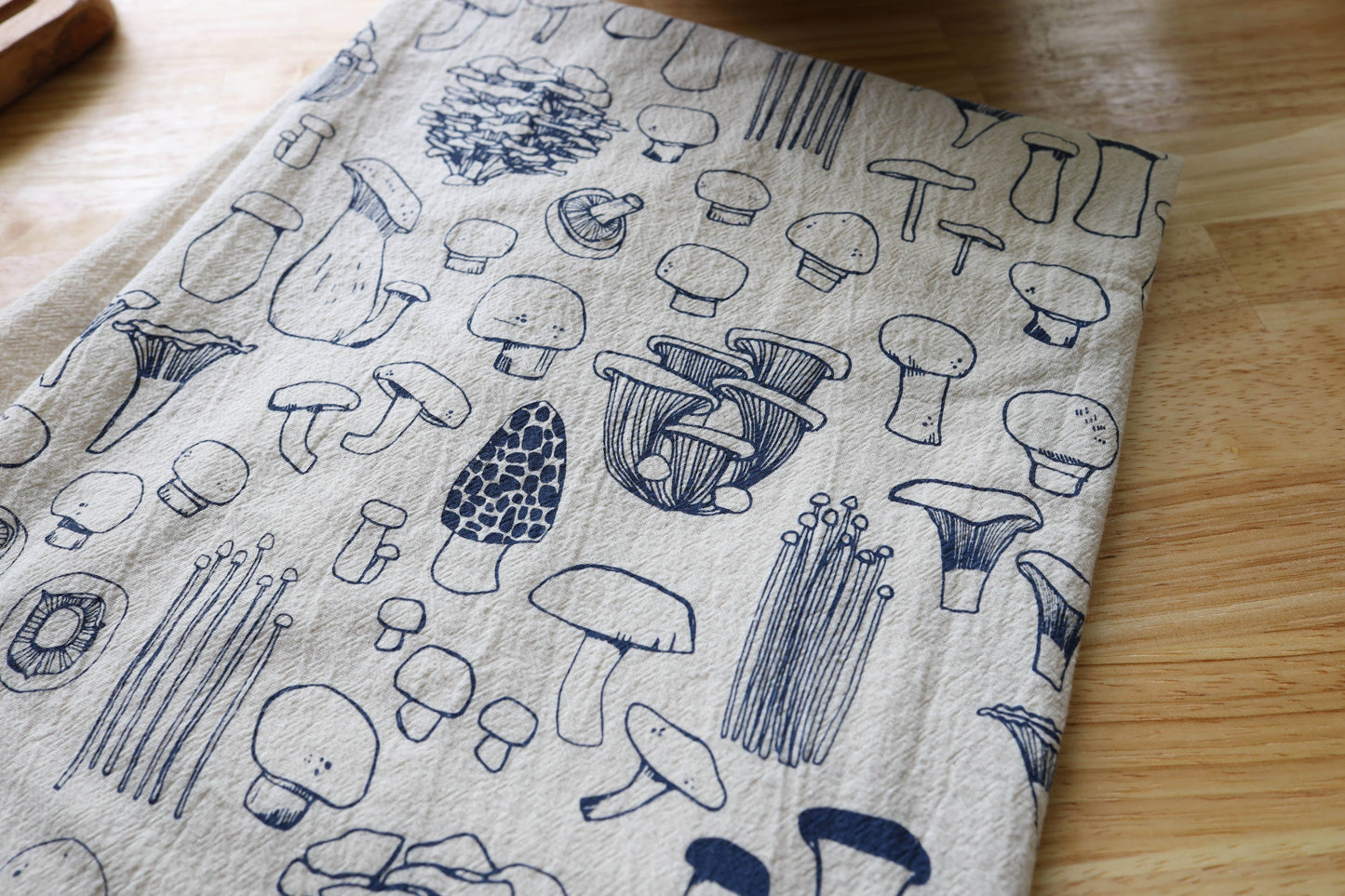 The High Fiber - Mushroom Tea Towel- Perfect for Fall Decor