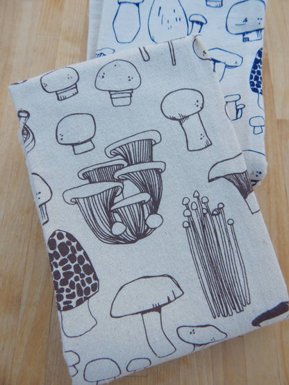The High Fiber - Mushroom Tea Towel- Perfect for Fall Decor