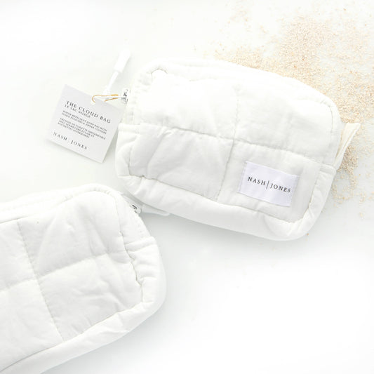 Nash and Jones - The Cloud Bag: cotton cosmetic bag