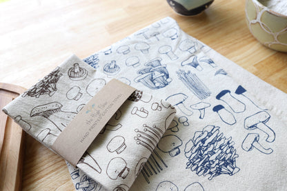 The High Fiber - Mushroom Tea Towel- Perfect for Fall Decor