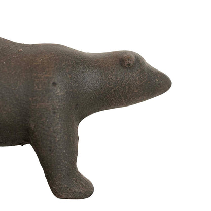 Foreside Home & Garden - Orson Standing Bear Figure Black Cast Iron