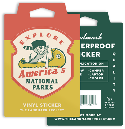 The Landmark Project - Paddle the Parks Sticker