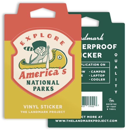 The Landmark Project - Paddle the Parks Sticker