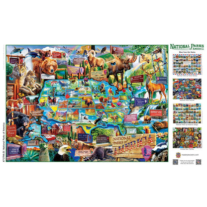 Masterpieces Puzzles - National Parks of America 1000 Piece Jigsaw Jigsaw Puzzle