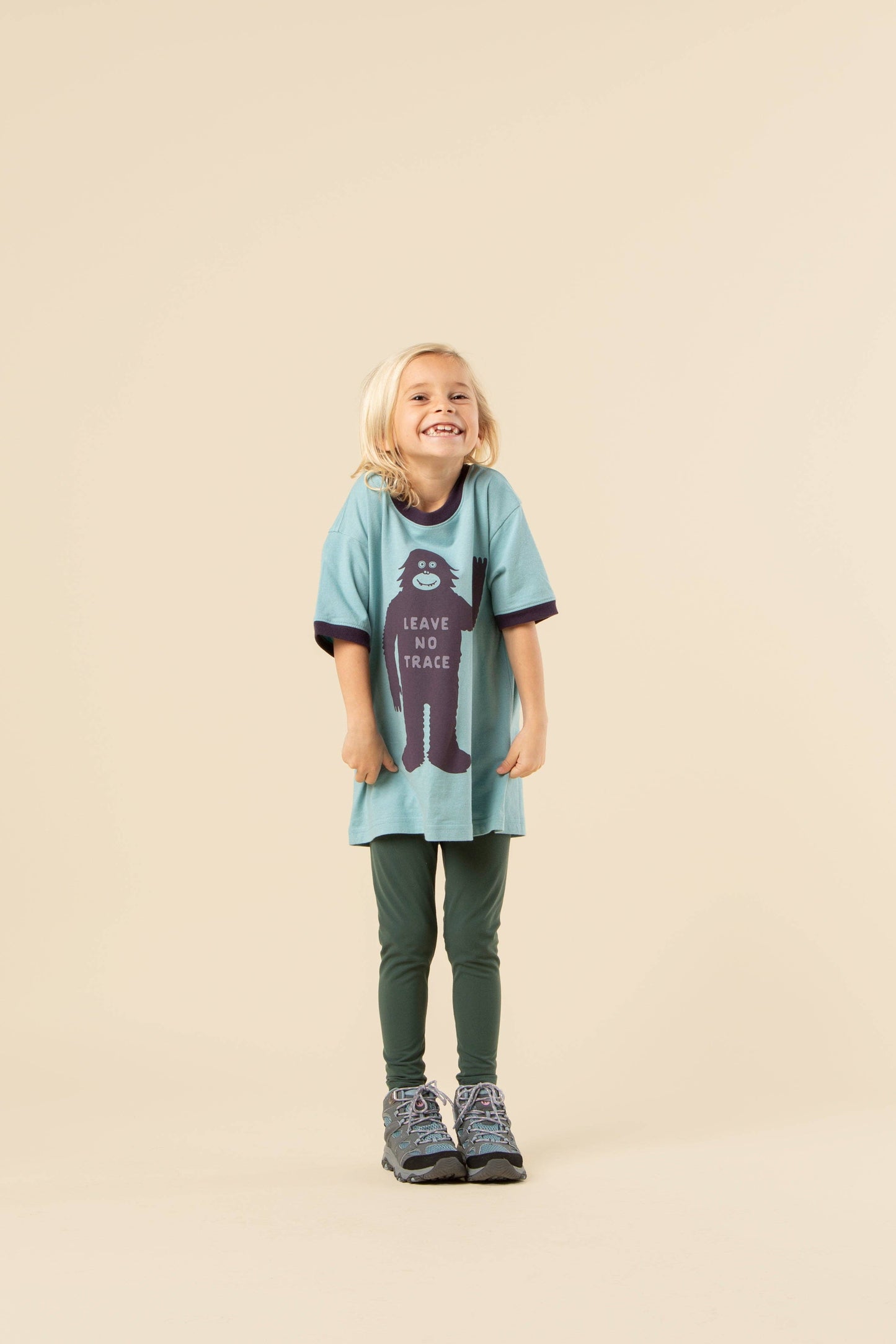 The Landmark Project - Leave No Trace Youth Short Sleeve Ringer Tee
