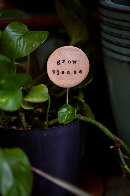 Mud & Maker - Plant Buddies - Text - Garden Grow Please - Easter