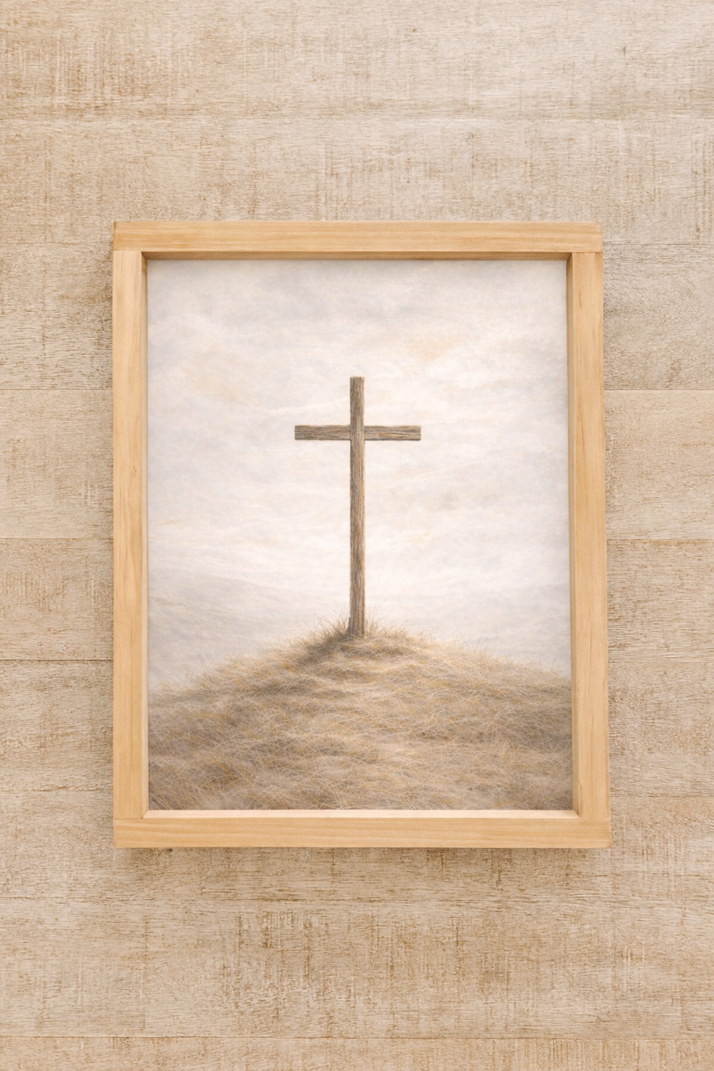 Lily and Sparrow - Cross Wood Sign | Easter 2026