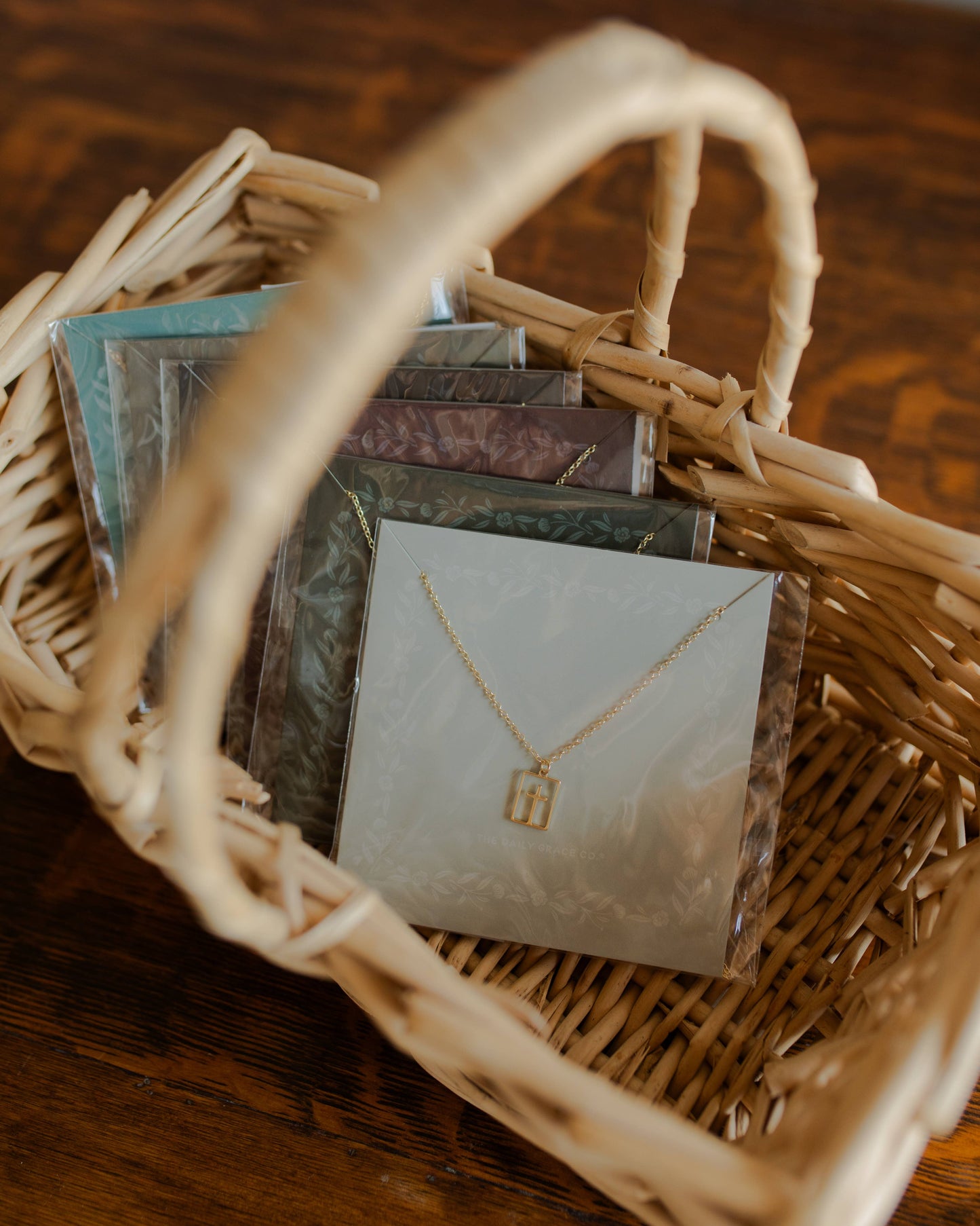 The Daily Grace Co - Cut Out Cross Necklace - Easter