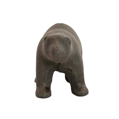 Foreside Home & Garden - Orson Standing Bear Figure Black Cast Iron